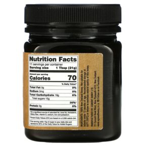 Thực phẩm bổ sung Egmont Honey Multifloral Manuka Honey Raw And Unpasteurized 50+ MGO 8.82 oz (250 g) 9421905765305