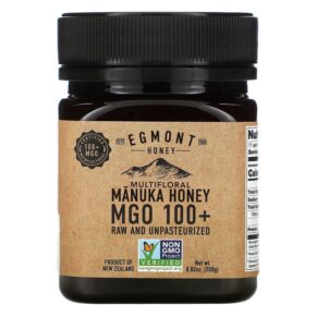 Thực phẩm chức năng Egmont Honey Multifloral Manuka Honey Raw And Unpasteurized MGO 100+ 8.82 oz (250 g) 9421034911253