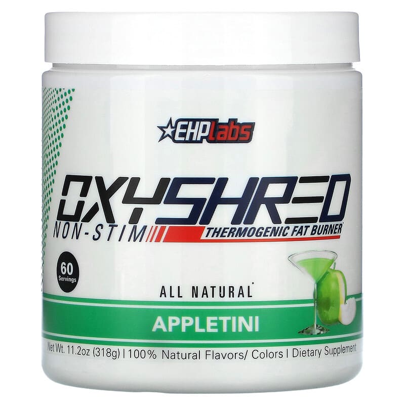 EHP Labs OxyShred Non-Stim Thermogenic Fat Burner Appletini 11.2 oz (318 g) 8 Thực phẩm chức năng EHP Labs OxyShred Non-Stim Thermogenic Fat Burner Appletini 11.2 oz (318 g) 850006815470