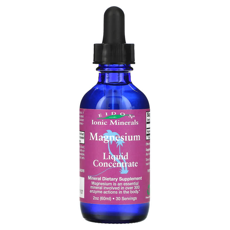 Eidon Mineral Supplements Ionic Minerals Magnesium Liquid Concentrate 2 oz (60 ml) 8 Thực phẩm chức năng Eidon Mineral Supplements Ionic Minerals Magnesium Liquid Concentrate 2 oz (60 ml) 640923000246