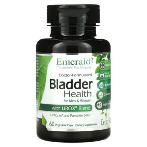 Thực phẩm chức năng Emerald Laboratories Bladder Health for Men & Women with Urox Blend 60 Vegetable Caps 743650003648