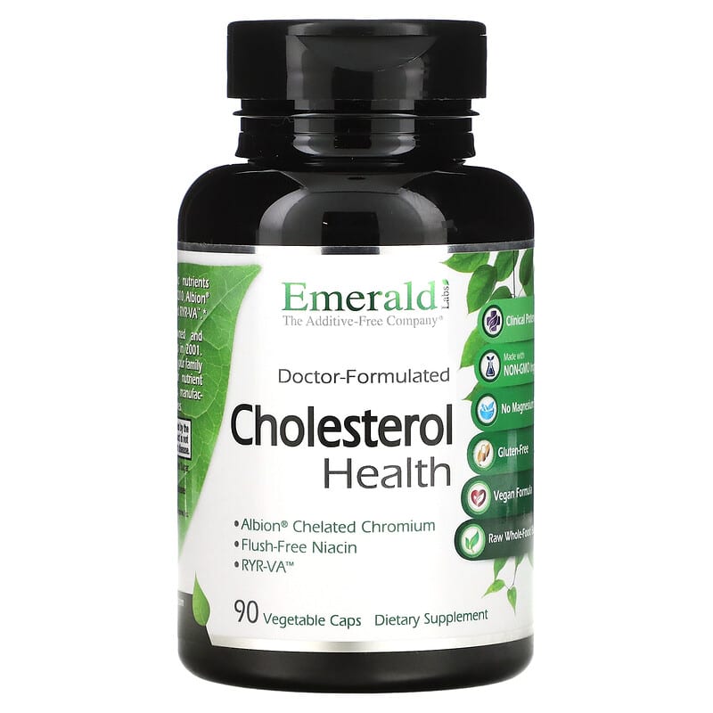 Emerald Laboratories Cholesterol Health 90 Vegetable Caps 8 Thực phẩm chức năng Emerald Laboratories Cholesterol Health 90 Vegetable Caps 743650002252
