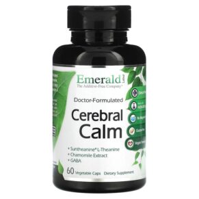 Thực phẩm chức năng Emerald Laboratories Doctor-Formulated Cerebral Calm 60 Vegetable Caps 743650003686
