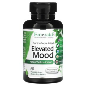 Thực phẩm chức năng Emerald Laboratories Elevated Mood with Affron Saffron Extract 60 Vegetable Caps 743650003693