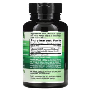 Thực phẩm bổ sung Emerald Laboratories Pure Albion Magnesium 100 mg 120 Vegetable Caps 743650003525