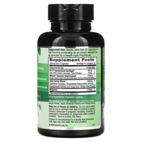 Thực phẩm bổ sung Emerald Laboratories UC-II Joint Formula 60 Vegetable Caps 743650002153