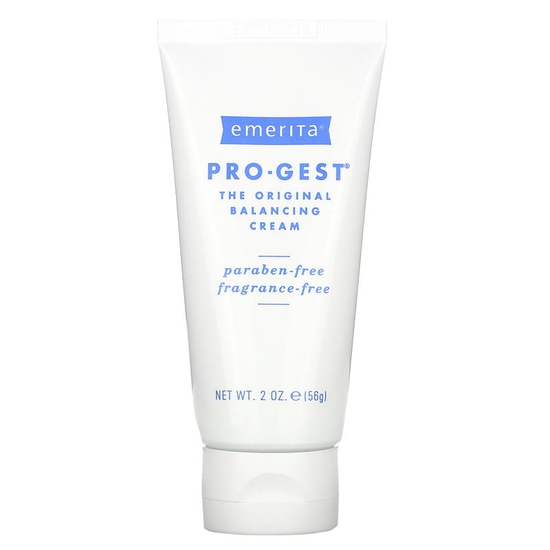 Emerita Pro-Gest Balancing Cream Fragrance Free 2 oz (56 g) 8 Thực phẩm chức năng Emerita Pro-Gest Balancing Cream Fragrance Free 2 oz (56 g) 356163300953