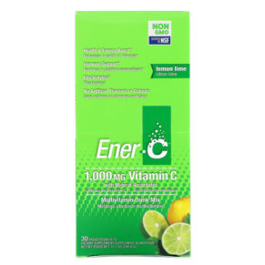 Thực phẩm bổ sung Ener-C Vitamin C Multivitamin Drink Mix Lemon Lime 1.000 mg 30 Packets 0.3 oz (9.56 g) Each 873024001014