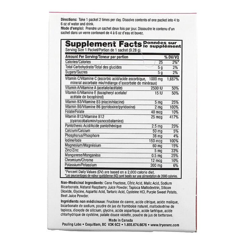 Ener-C Vitamin C Multivitamin Drink Mix Raspberry 30 Packets 9.8 oz (278.4 g) 2 Thực phẩm bổ sung Ener-C Vitamin C Multivitamin Drink Mix Raspberry 30 Packets 9.8 oz (278.4 g) 873024001021