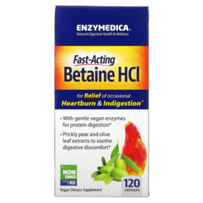 Thực phẩm chức năng Enzymedica Betaine HCL 120 Capsules 670480100813