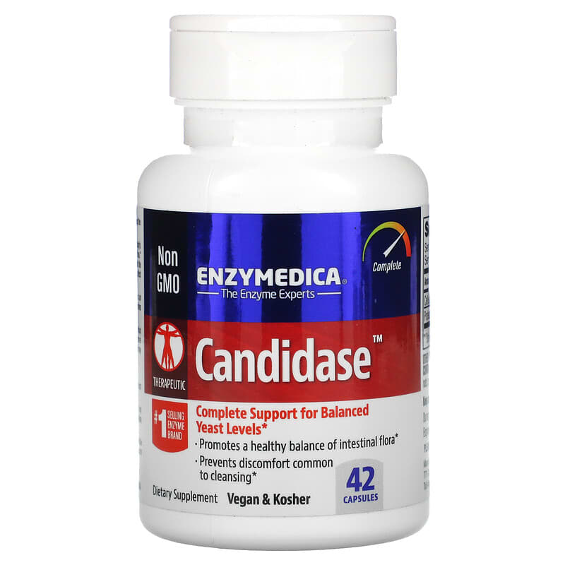 Enzymedica Candidase 42 Capsules 8 Thực phẩm chức năng Enzymedica Candidase 42 Capsules 670480201404
