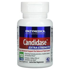 Thực phẩm chức năng Enzymedica Candidase Extra Strength 42 Capsules 670480130100