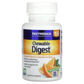 Thực phẩm chức năng Enzymedica Chewable Digest Orange 30 Chewable Tablets 670480130421