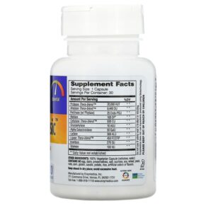 Thực phẩm bổ sung Enzymedica Digest Basic Essential Enzyme Formula 30 Capsules 670480290507