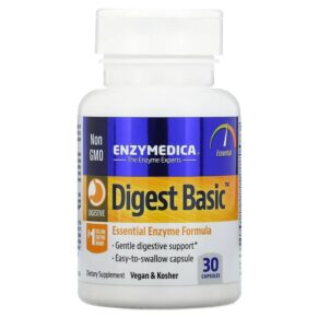 Thực phẩm chức năng Enzymedica Digest Basic Essential Enzyme Formula 30 Capsules 670480290507