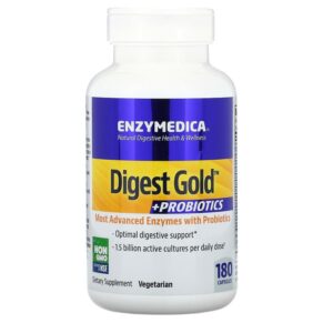 Thực phẩm chức năng Enzymedica Digest Gold + Probiotics 180 Capsules 670480290910