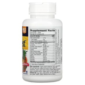 Thực phẩm bổ sung Enzymedica Kids Digest Chewable Digestive Enzymes Fruit Punch 90 Chewable Tablets 670480110119