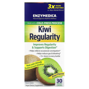 Thực phẩm chức năng Enzymedica Kiwi Regularity Kiwi 30 Relief Chews 670480110157