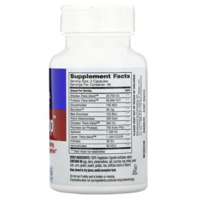 Enzymedica MucoStop 96 Capsules 3 Thực phẩm bổ sung Enzymedica MucoStop 96 Capsules 670480241110