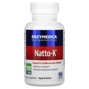 Thực phẩm chức năng Enzymedica Natto-K 90 Capsules 670480220900