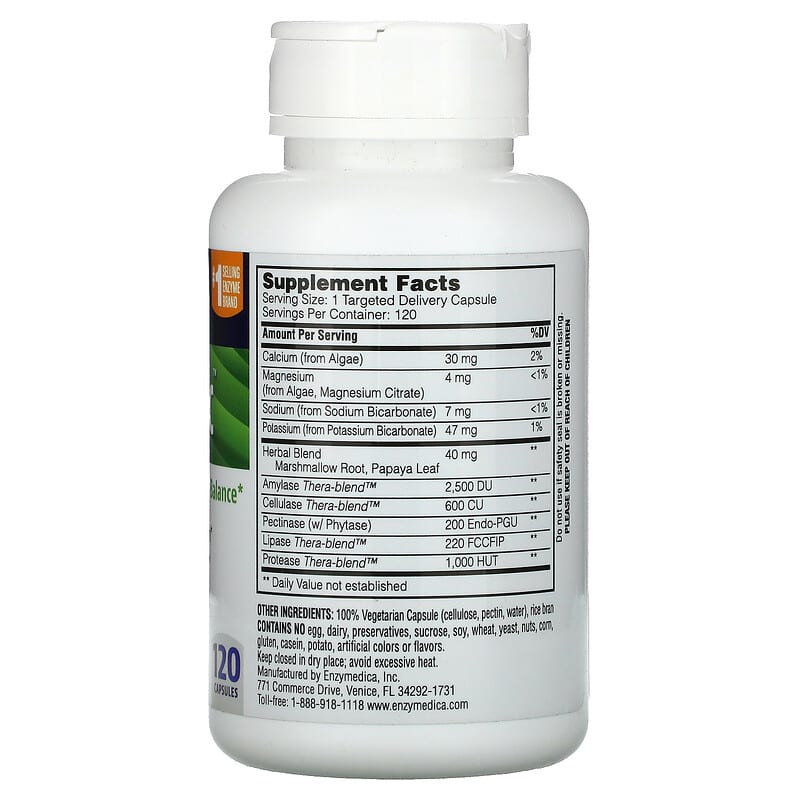 Enzymedica pH-Basic 120 Capsules 2 Thực phẩm bổ sung Enzymedica pH-Basic 120 Capsules 670480231104