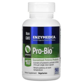 Thực phẩm chức năng Enzymedica Pro-Bio Guaranteed Potency Probiotic 90 Capsules 670480251126