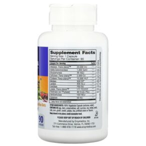 Thực phẩm bổ sung Enzymedica VeggieGest (Formerly Gastro) 90 Capsules 670480201114
