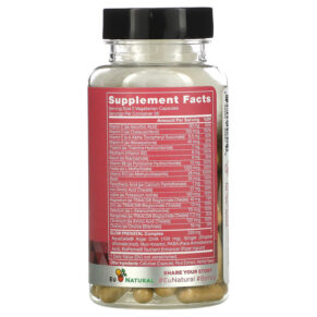 Eu Natural Glow Folate & DHA 60 Vegetarian Capsules 3 Thực phẩm bổ sung Eu Natural Glow Folate & DHA 60 Vegetarian Capsules 855244008219