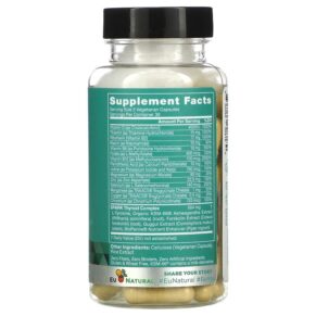 Thực phẩm bổ sung Eu Natural Spark Zinc & Selenium 60 Vegetarian Capsules 855244008189
