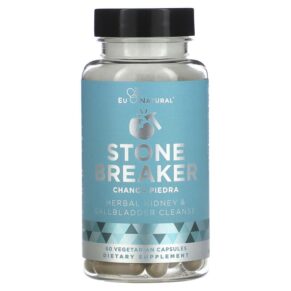 Thực phẩm chức năng Eu Natural STONE BREAKER Chanca Piedra 60 Vegetarian Capsules 855244008158