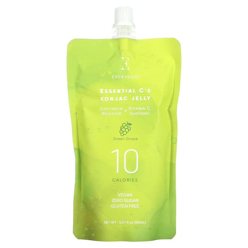 Everydaze Essential C's Konjac Jelly Green Grape 5.07 fl oz (150 ml) 8 Thực phẩm chức năng Everydaze Essential C's Konjac Jelly Green Grape 5.07 fl oz (150 ml) 8809432533320