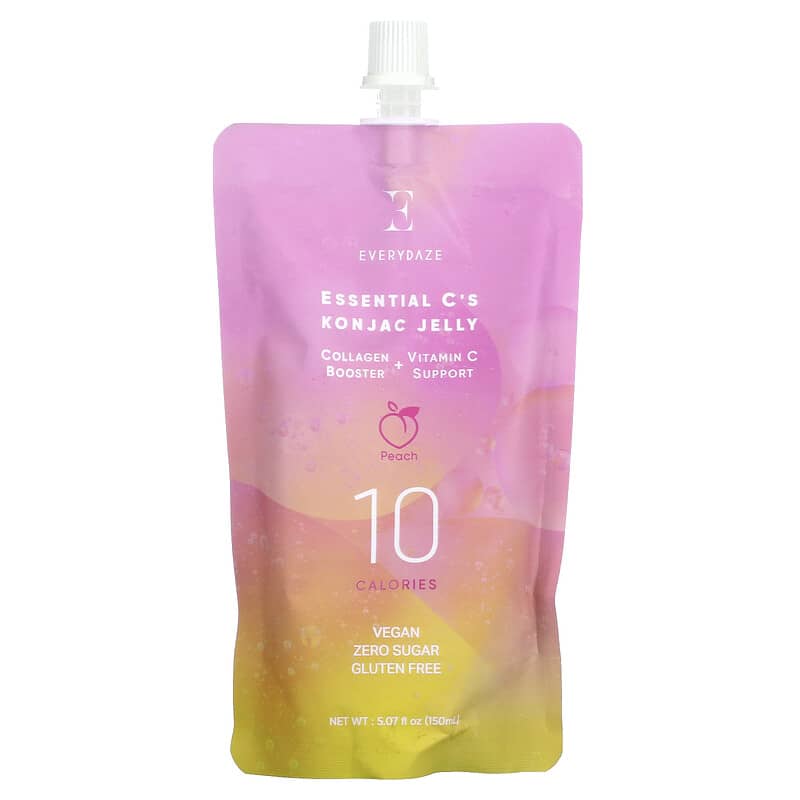 Everydaze Essential C's Konjac Jelly Peach 5.07 fl oz (150 ml) 8 Thực phẩm chức năng Everydaze Essential C's Konjac Jelly Peach 5.07 fl oz (150 ml) 8809432532736