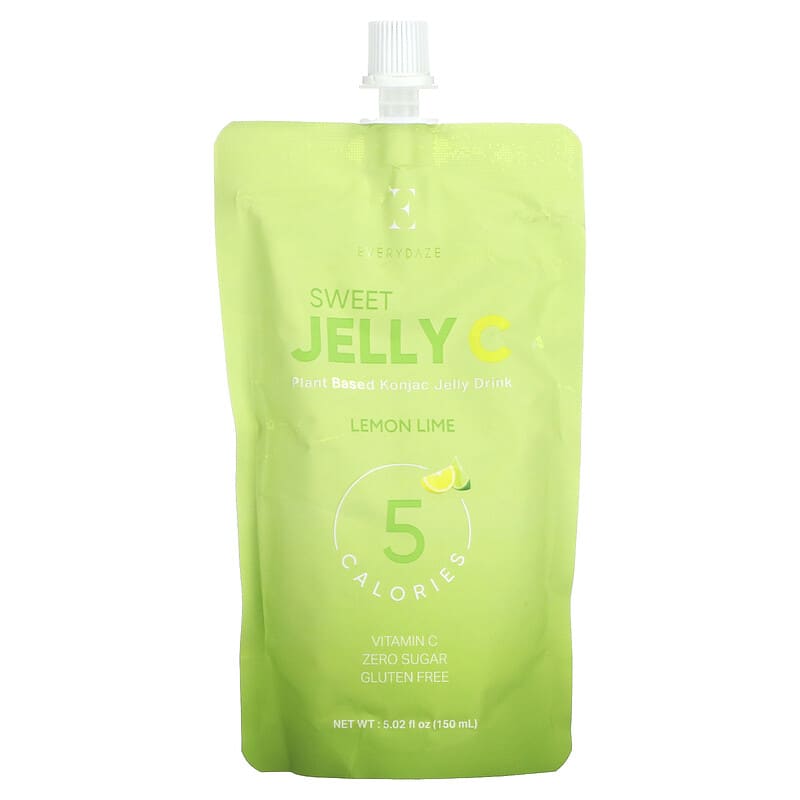 Everydaze Sweet Jelly C Plant Based Konjac Jelly Drink Lemon Lime 5.02 fl oz (150 ml) 8 Thực phẩm chức năng Everydaze Sweet Jelly C Plant Based Konjac Jelly Drink Lemon Lime 5.02 fl oz (150 ml) 8809432533955