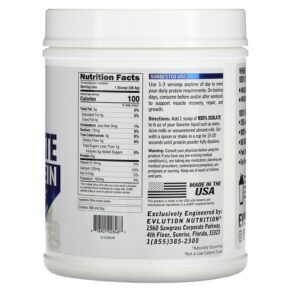 Thực phẩm bổ sung EVLution Nutrition 100% Isolate Protein Unflavored 1 lbs (454 g) 818901028487