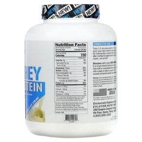 Thực phẩm bổ sung EVLution Nutrition 100% Whey Protein Vanilla Ice Cream 5 lb (2.268 kg) 818901024328