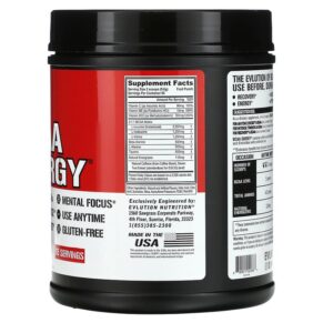 Thực phẩm bổ sung EVLution Nutrition BCAA Energy Fruit Punch 22.01 oz (624 g) 818901020863