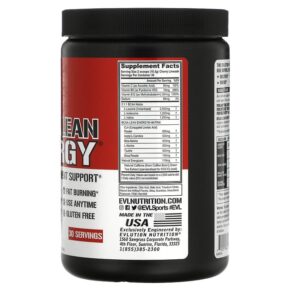 Thực phẩm bổ sung EVLution Nutrition BCAA LEAN ENERGY Weight Management Support Cherry Limeade 10.90 oz (309 g) 710051864246
