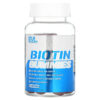 Thực phẩm chức năng EVLution Nutrition Biotin Gummies Strawberry 2.500 mcg 60 Gummies 818901027985