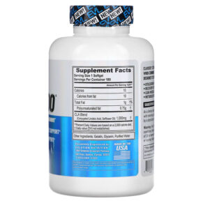 Thực phẩm bổ sung EVLution Nutrition CLA1000 Stimulant Free Weight Management 180 Softgels 682055552361
