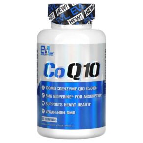 Thực phẩm chức năng EVLution Nutrition CoQ10 100 mg 60 Veggie Capsules 818901027121