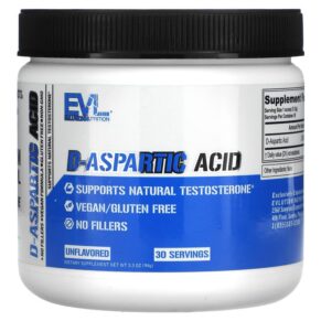 Thực phẩm chức năng EVLution Nutrition D-Aspartic Acid Unflavored 3.3 oz (94 g) 818901027022
