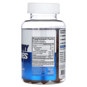Thực phẩm bổ sung EVLution Nutrition Elderberry Gummies Berry 60 Gummies 818901027183