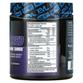 Thực phẩm bổ sung EVLution Nutrition ENGN Shred Pre-Workout Engine Shred Grape 7.8 oz (222 g) 818901024588