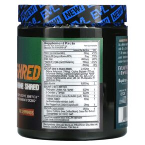 Thực phẩm bổ sung EVLution Nutrition ENGN Shred Pre-Workout Shred Engine Pink Lemonade 7.5 oz (213 g) 818901020382