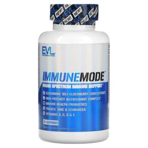Thực phẩm chức năng EVLution Nutrition ImmuneMode Broad Spectrum Immune Support 30 Veggie Capsules 818901025103