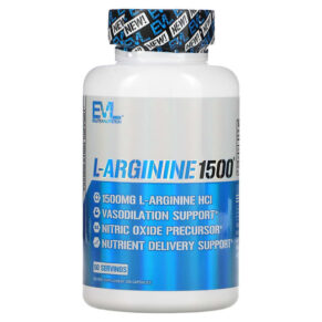 Thực phẩm chức năng EVLution Nutrition L-Arginine1500 100 Capsules 818901021679