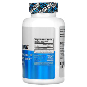 Thực phẩm bổ sung EVLution Nutrition L-Citrulline2000 90 Veggie Capsules 818901024182