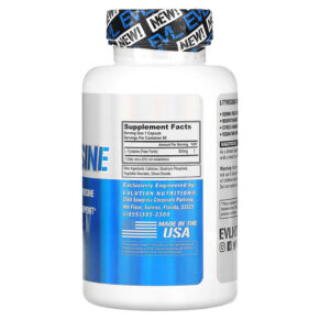 Thực phẩm bổ sung EVLution Nutrition L-Tyrosine 500 mg 60 Veggie Capsules 818901028180