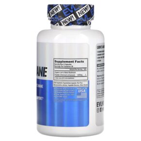 Thực phẩm bổ sung EVLution Nutrition Lion's Mane 60 Veggie Capsules 818901027398
