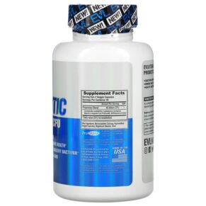 Thực phẩm bổ sung EVLution Nutrition Probiotic 40 Billion CFU 60 Veggie Capsules 818901020627